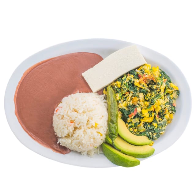 Huevo Con Espinaca.